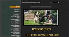 Desktop Screenshot of holterbrenshepherds.com